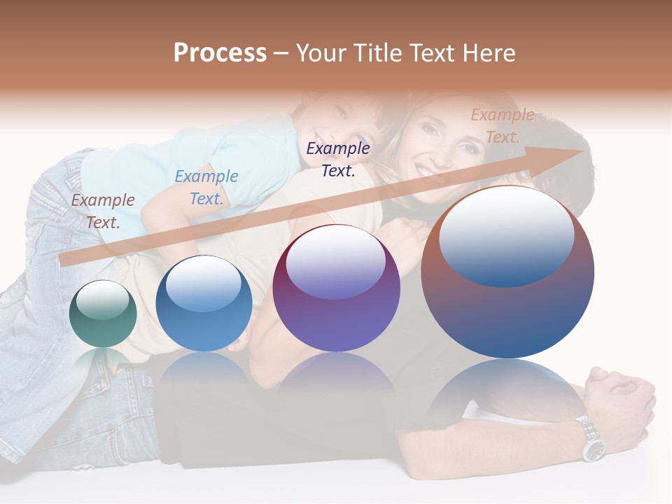 Parent Love Caucasian PowerPoint Template