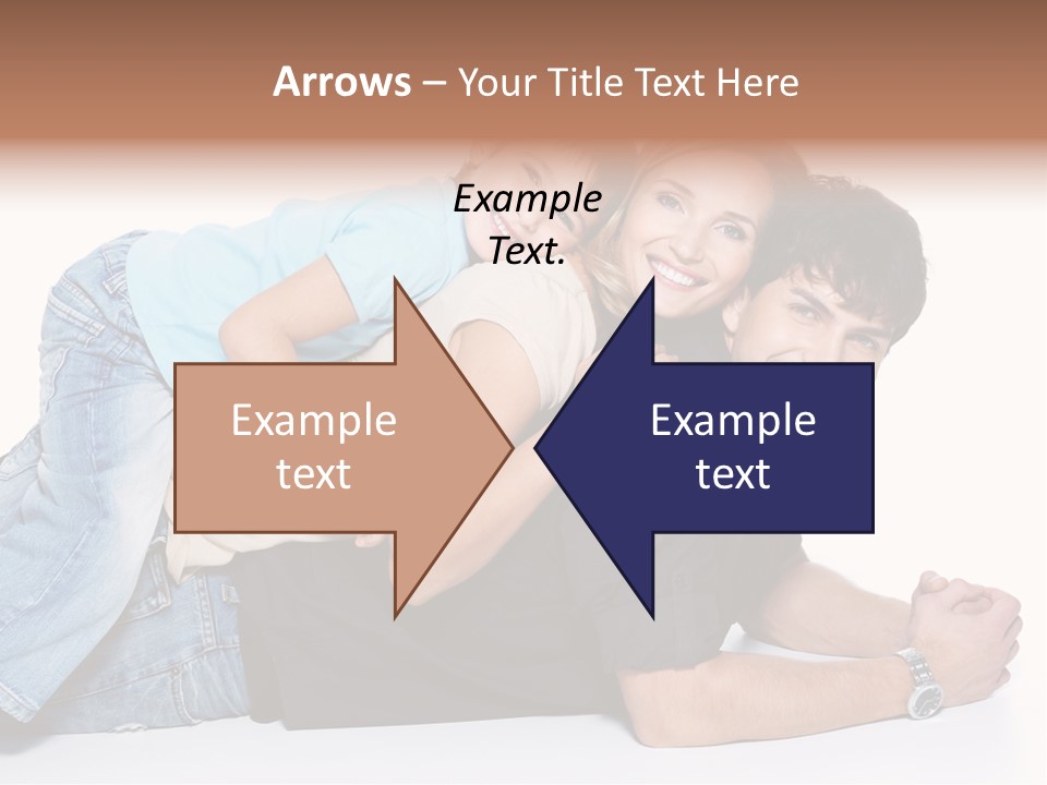 Parent Love Caucasian PowerPoint Template