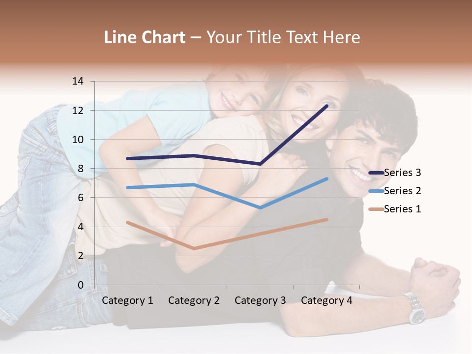 Parent Love Caucasian PowerPoint Template