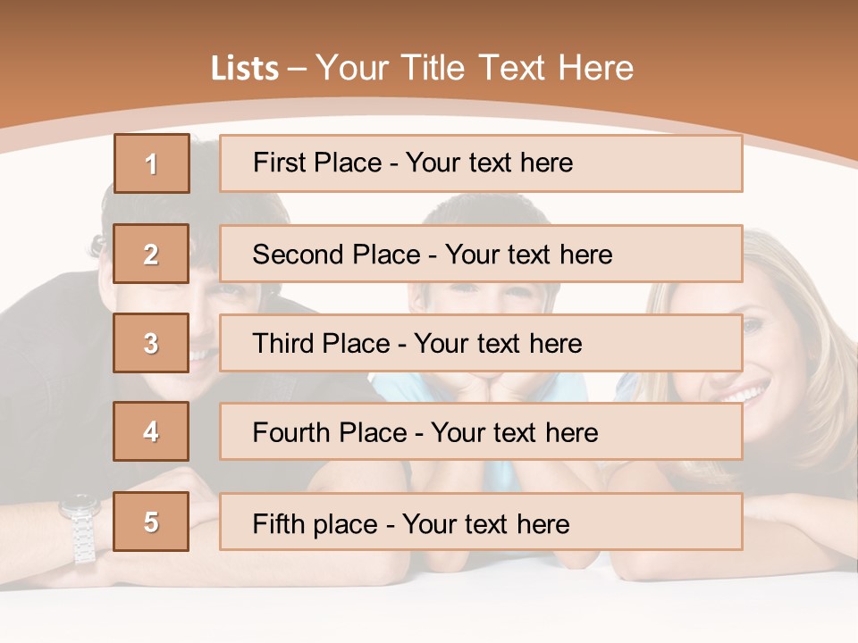 Child Boy Parenthood PowerPoint Template
