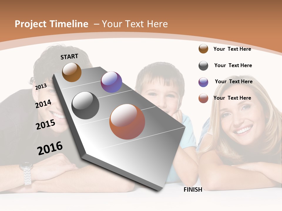 Child Boy Parenthood PowerPoint Template