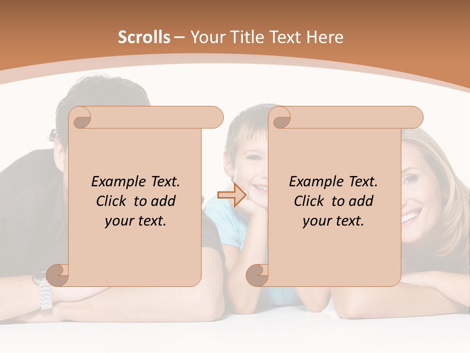 Child Boy Parenthood PowerPoint Template