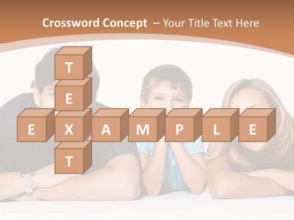 Child Boy Parenthood PowerPoint Template