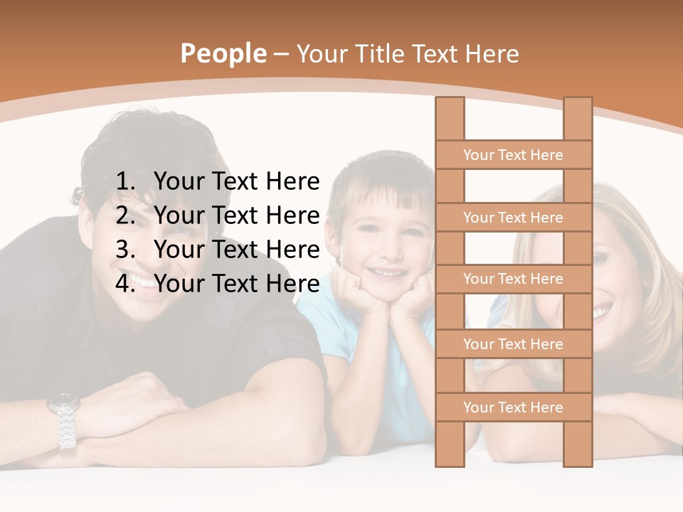 Child Boy Parenthood PowerPoint Template