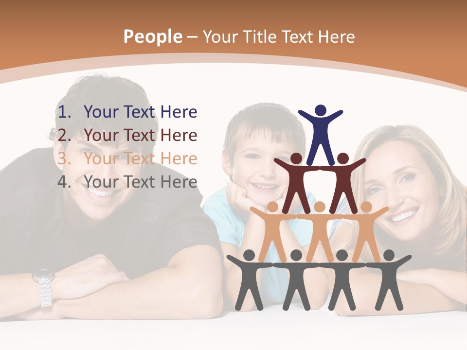 Child Boy Parenthood PowerPoint Template