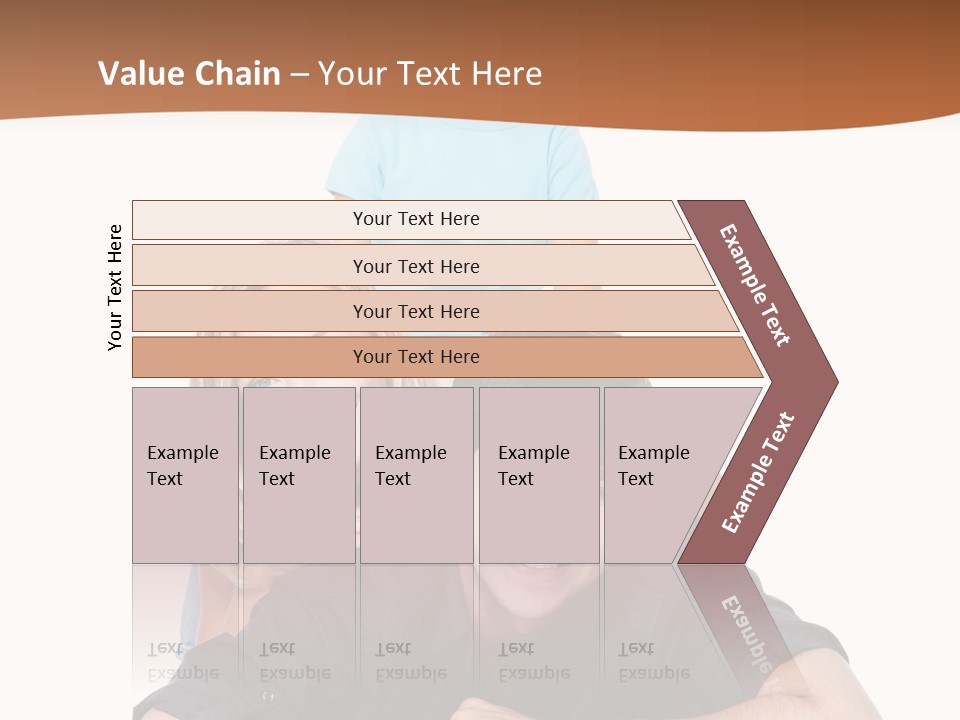 Happy Attractive Portrait PowerPoint Template