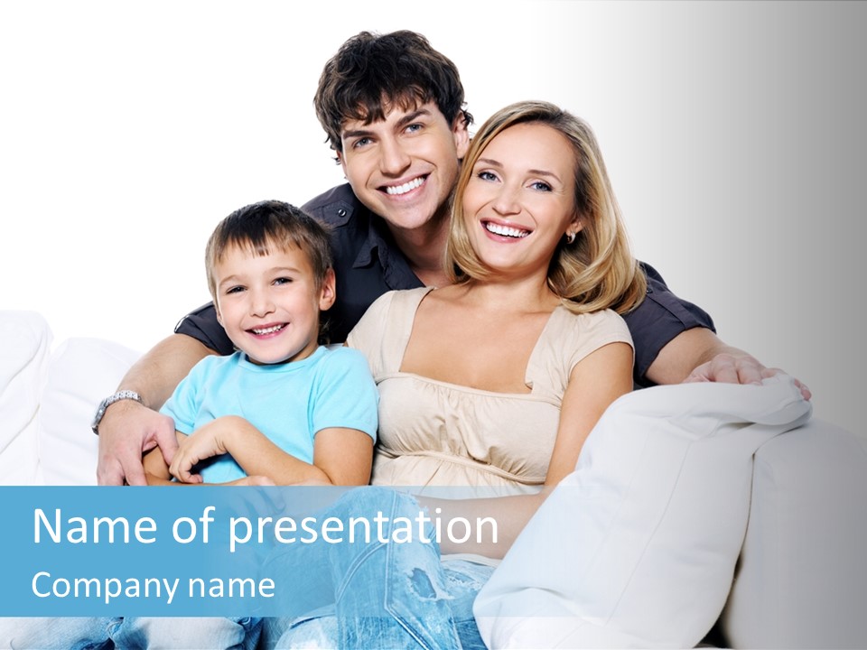 Preschooler Laughing Toothy PowerPoint Template