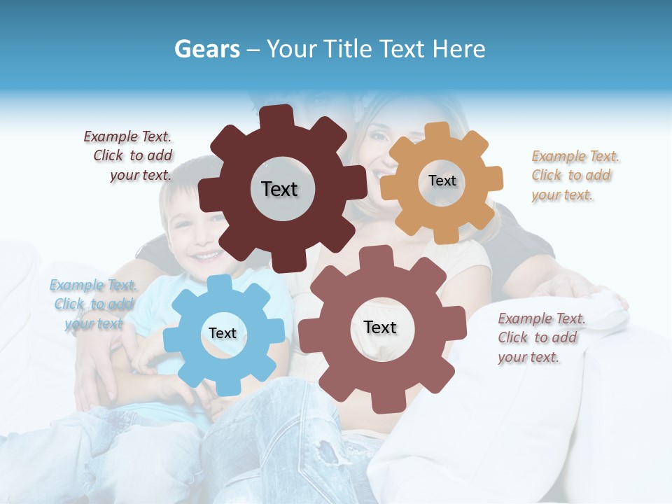 Preschooler Laughing Toothy PowerPoint Template