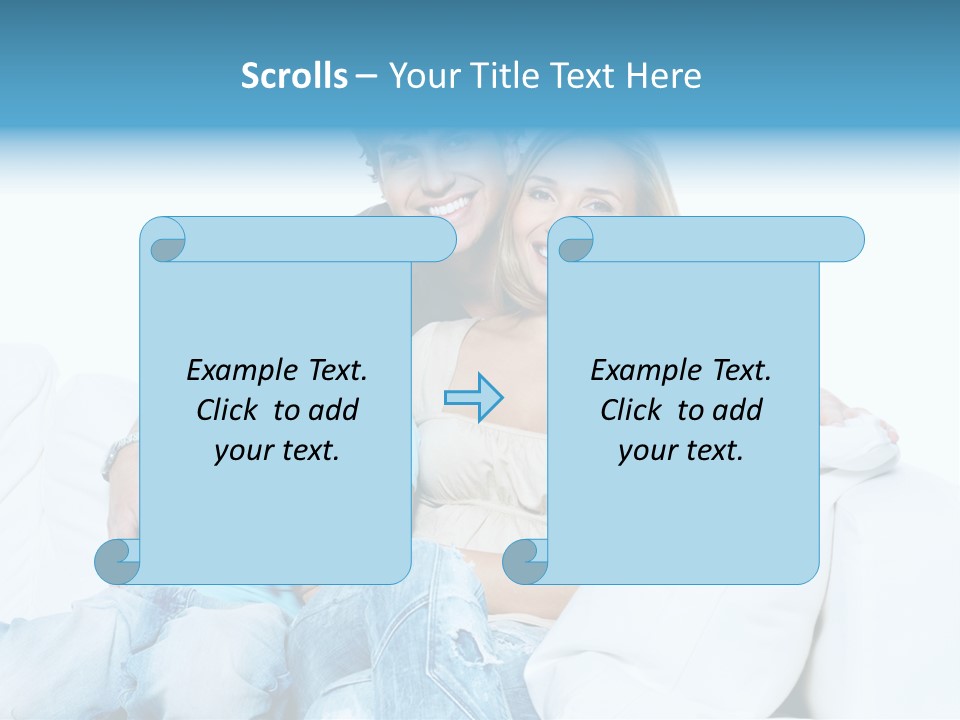 Preschooler Laughing Toothy PowerPoint Template