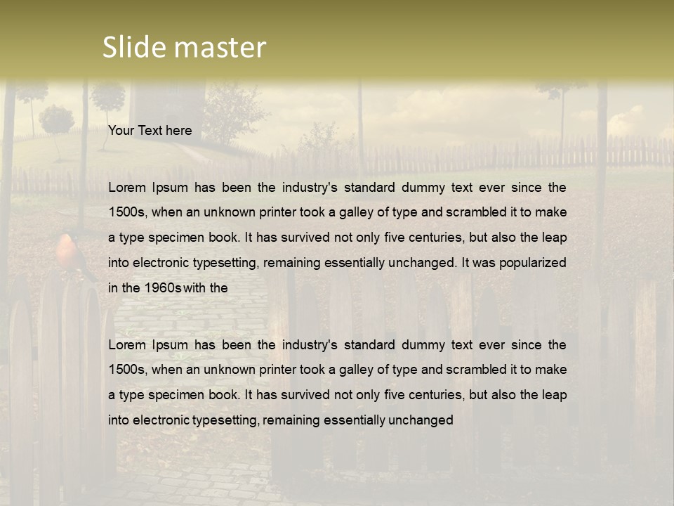 Maple Vintage Home PowerPoint Template