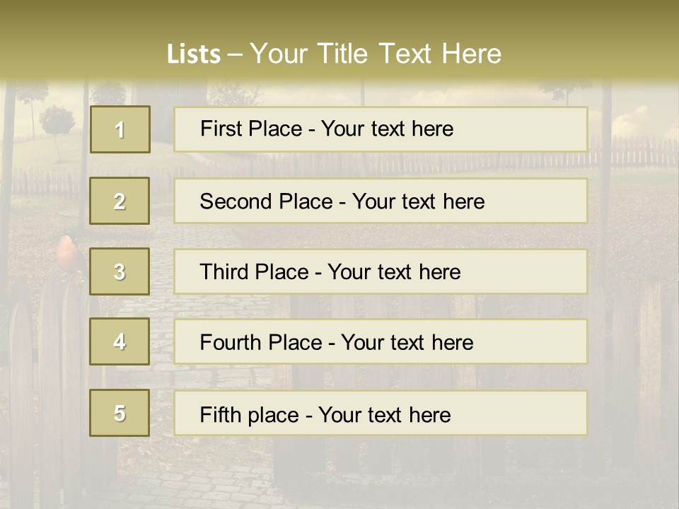 Maple Vintage Home PowerPoint Template