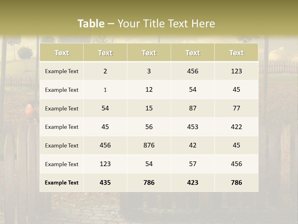 Maple Vintage Home PowerPoint Template