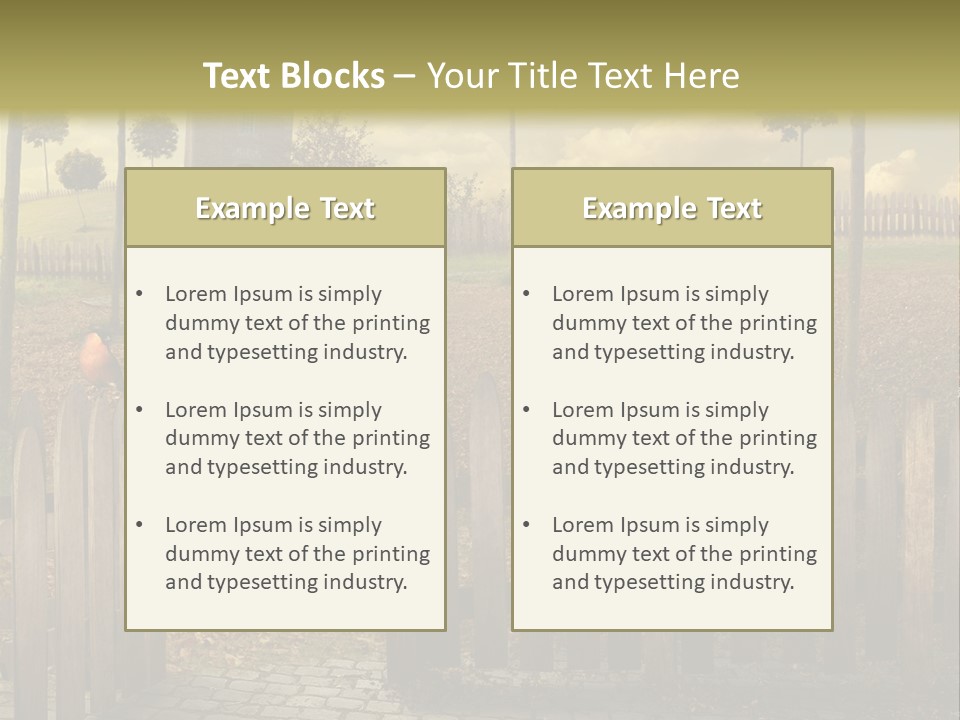 Maple Vintage Home PowerPoint Template