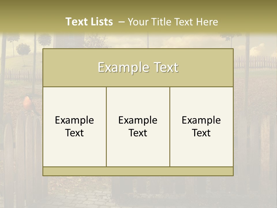 Maple Vintage Home PowerPoint Template