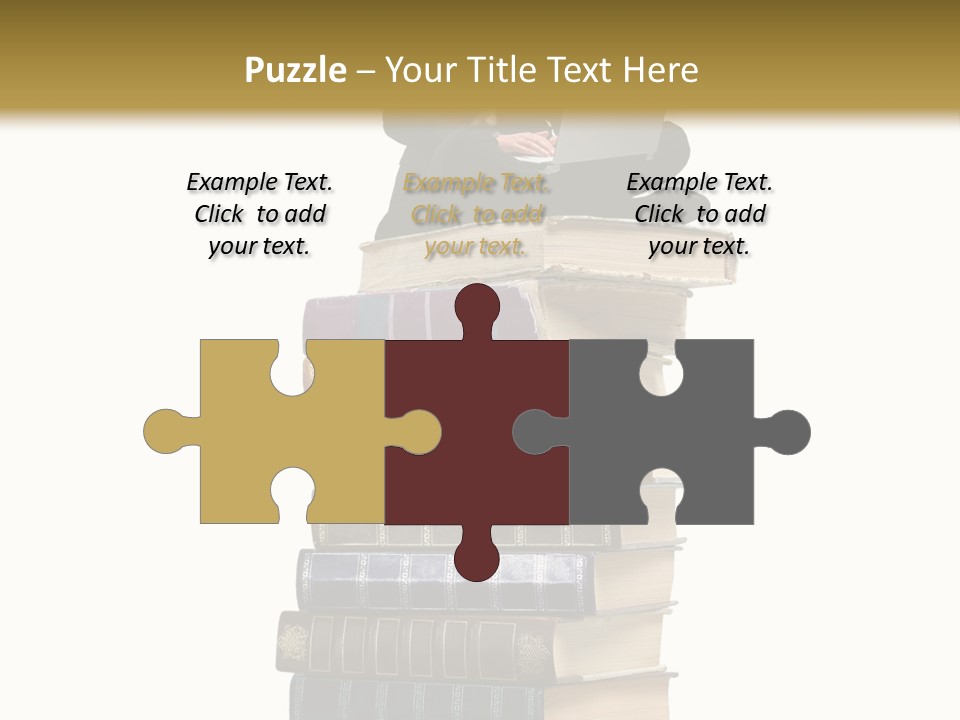 Young Boy University PowerPoint Template