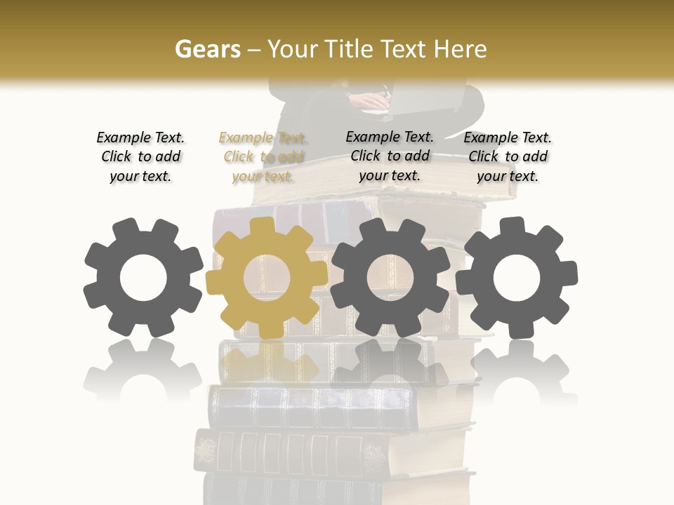 Young Boy University PowerPoint Template