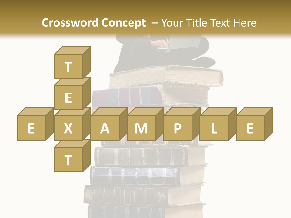 Young Boy University PowerPoint Template