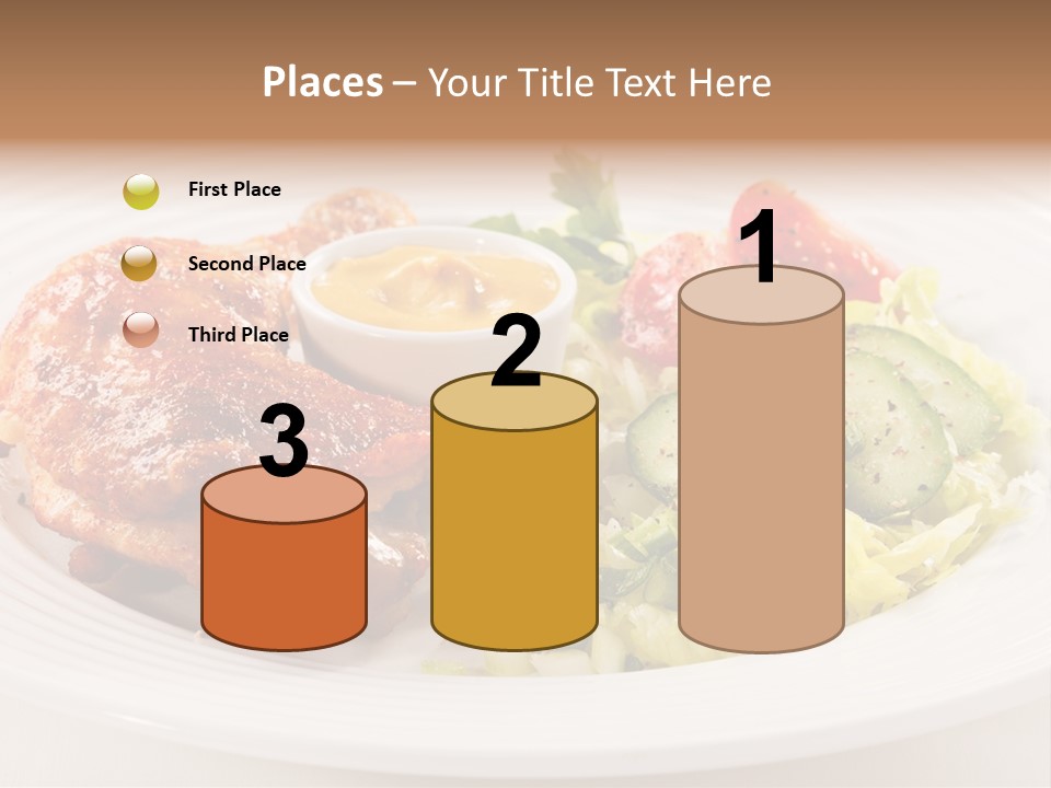 Drumstick Chicken Supper PowerPoint Template