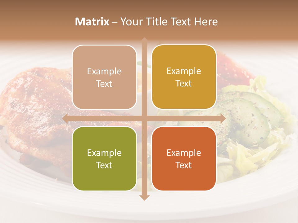 Drumstick Chicken Supper PowerPoint Template