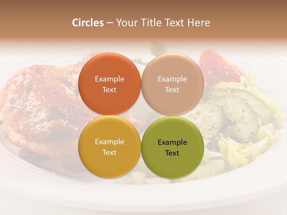 Drumstick Chicken Supper PowerPoint Template