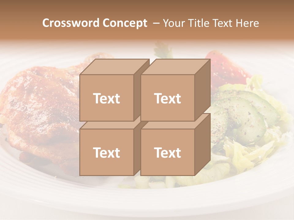 Drumstick Chicken Supper PowerPoint Template