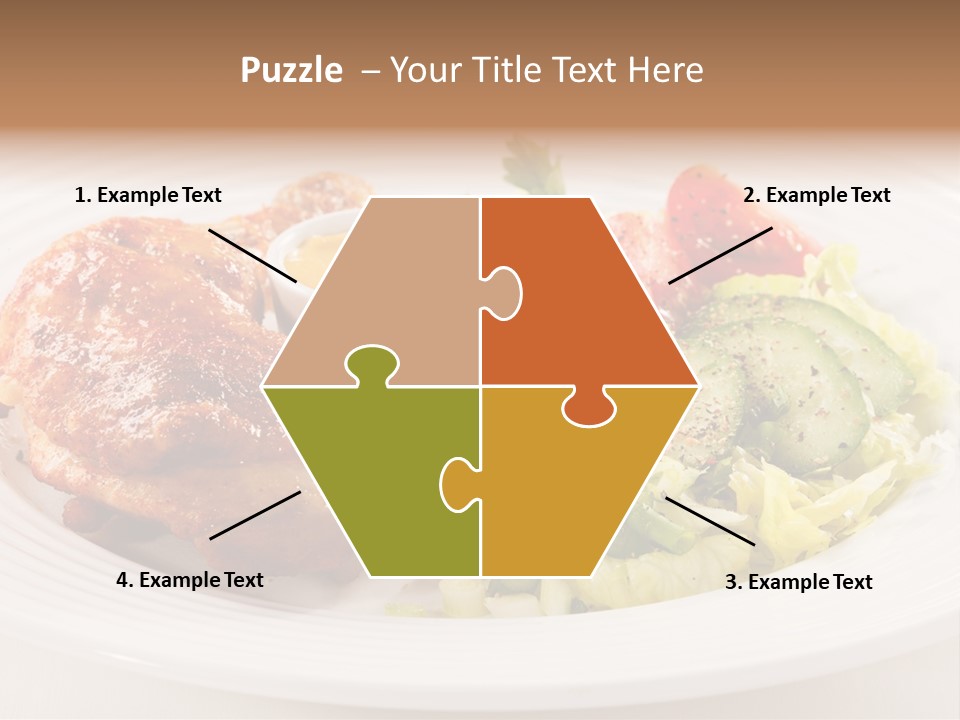 Drumstick Chicken Supper PowerPoint Template