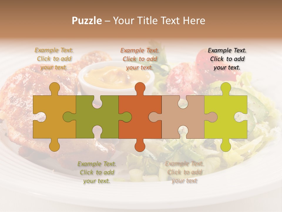 Drumstick Chicken Supper PowerPoint Template