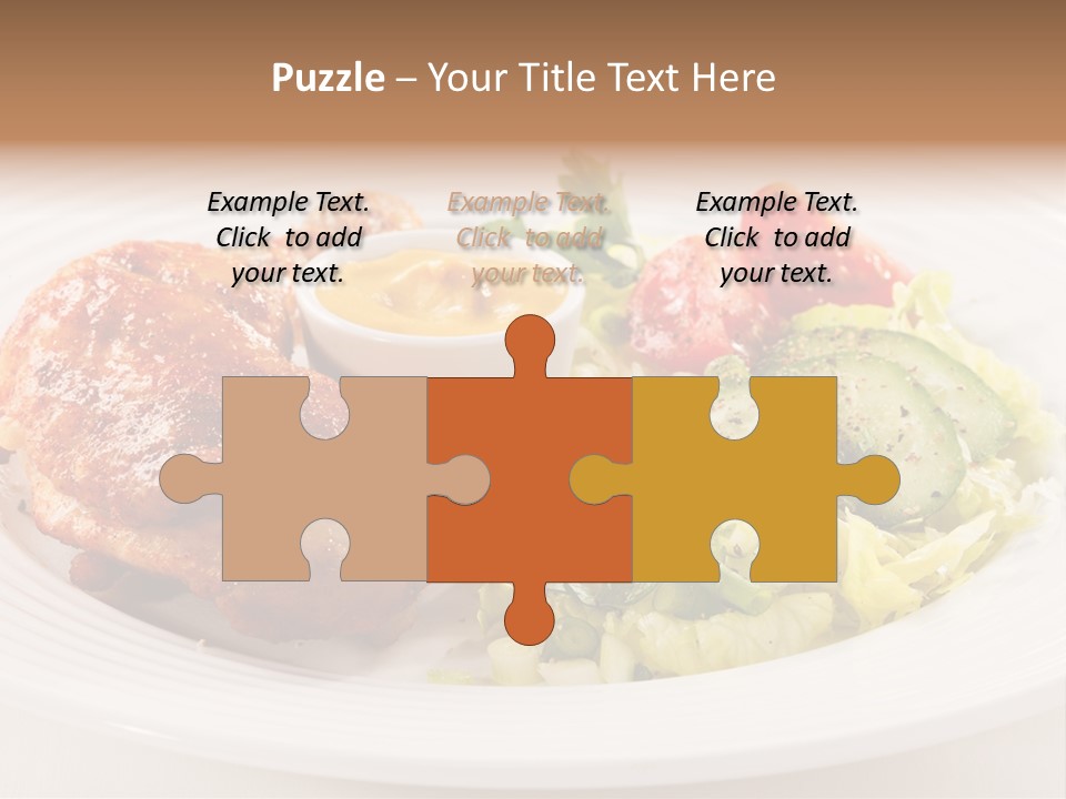 Drumstick Chicken Supper PowerPoint Template