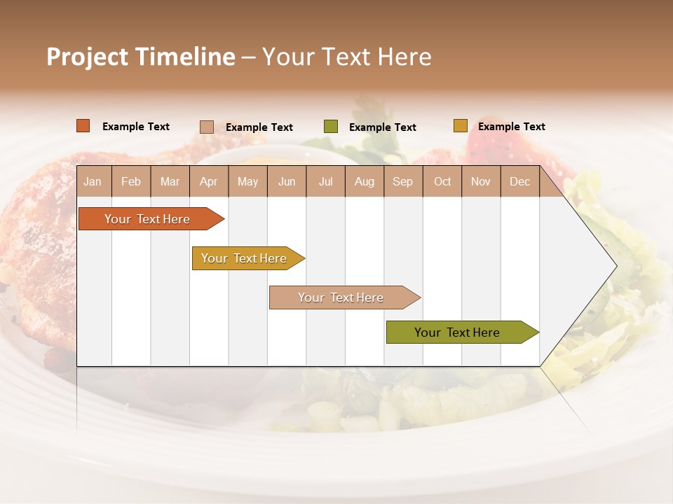 Drumstick Chicken Supper PowerPoint Template
