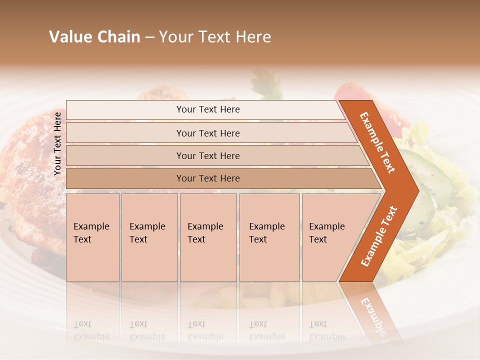 Drumstick Chicken Supper PowerPoint Template