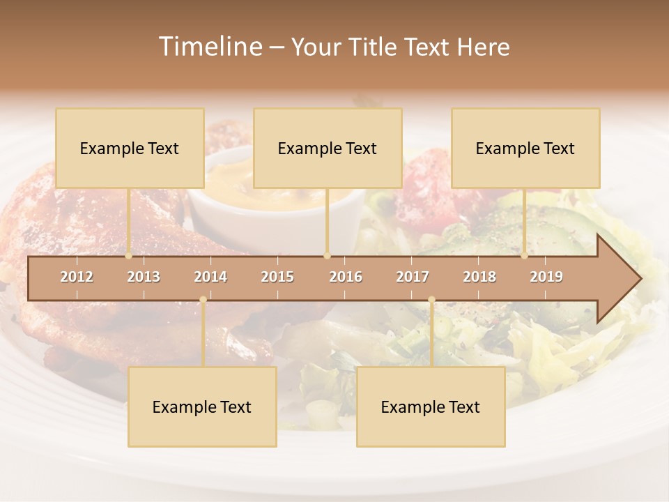 Drumstick Chicken Supper PowerPoint Template