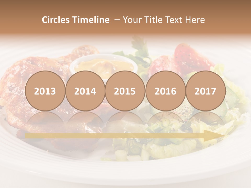 Drumstick Chicken Supper PowerPoint Template