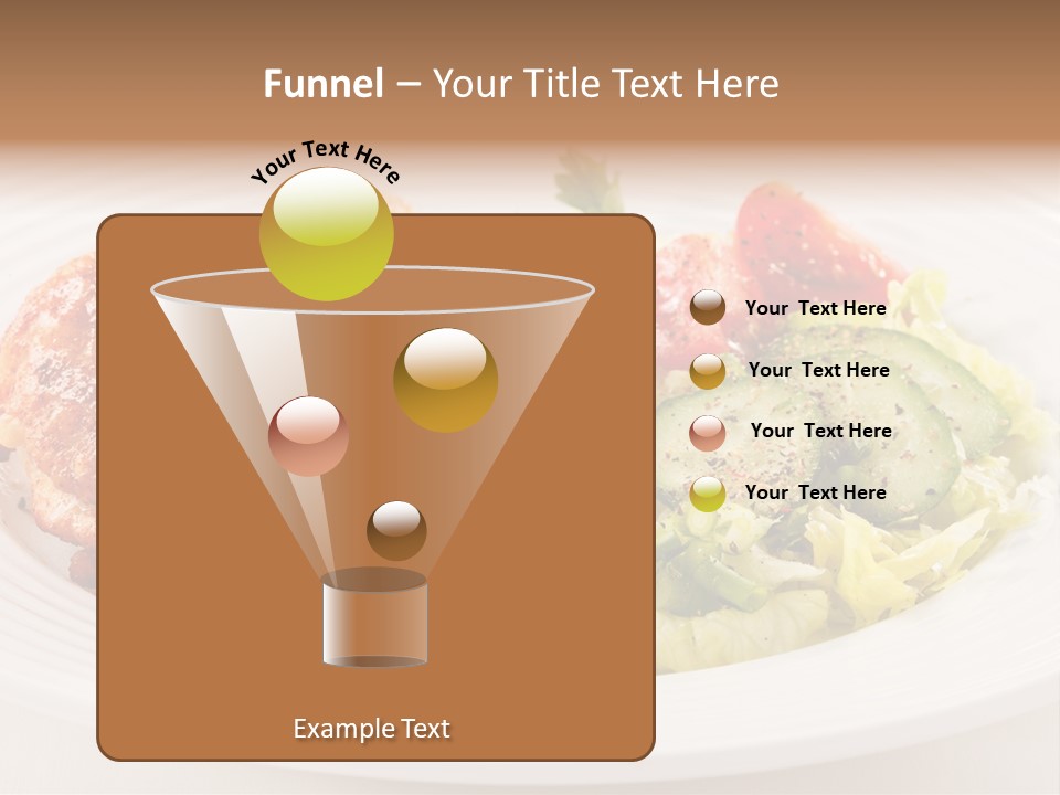 Drumstick Chicken Supper PowerPoint Template