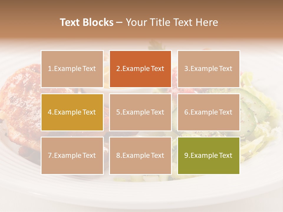 Drumstick Chicken Supper PowerPoint Template