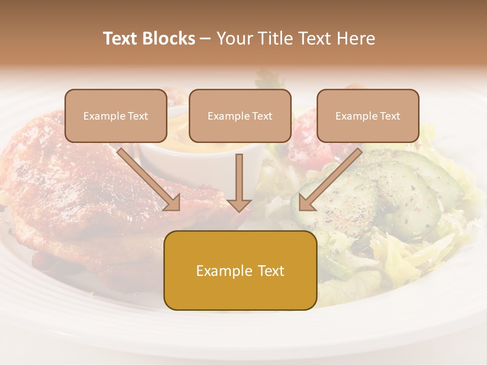 Drumstick Chicken Supper PowerPoint Template