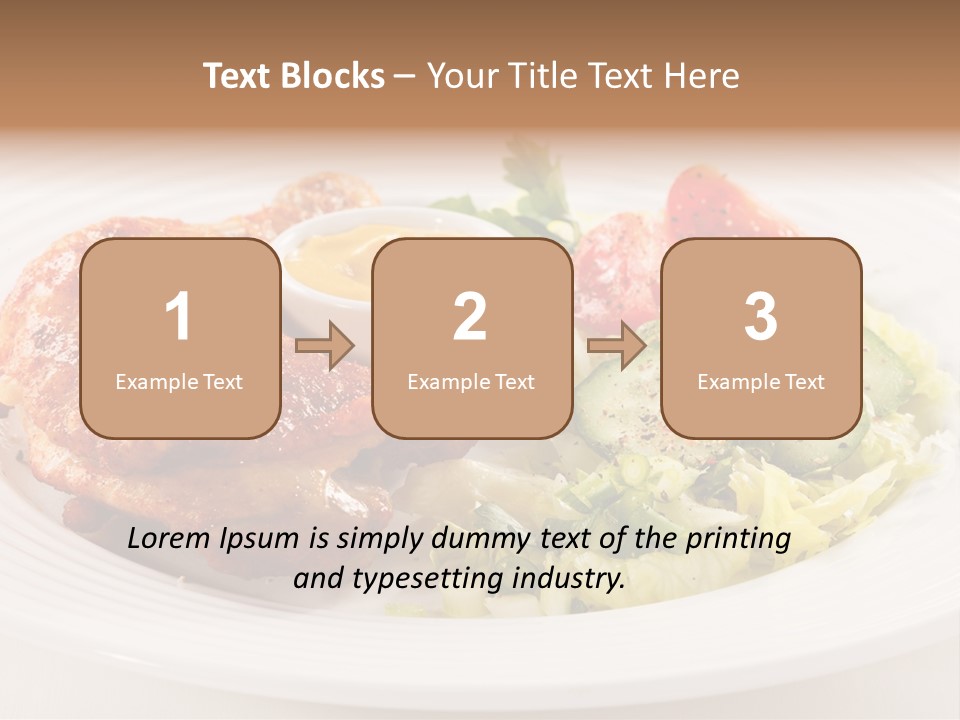 Drumstick Chicken Supper PowerPoint Template