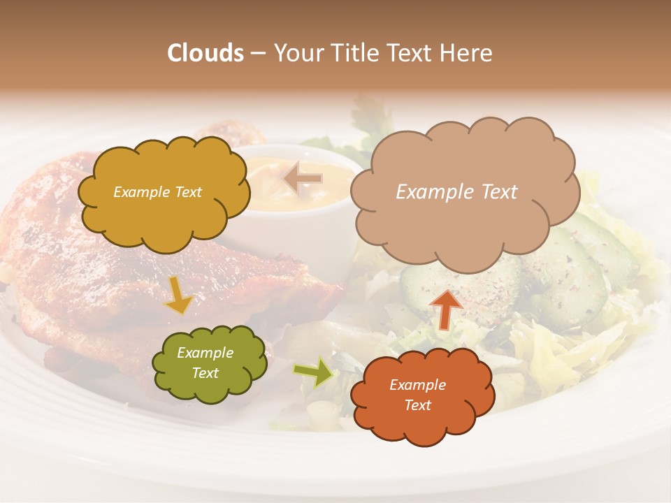 Drumstick Chicken Supper PowerPoint Template