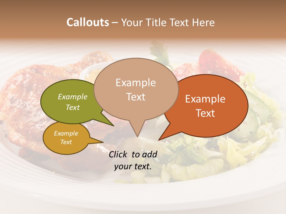 Drumstick Chicken Supper PowerPoint Template