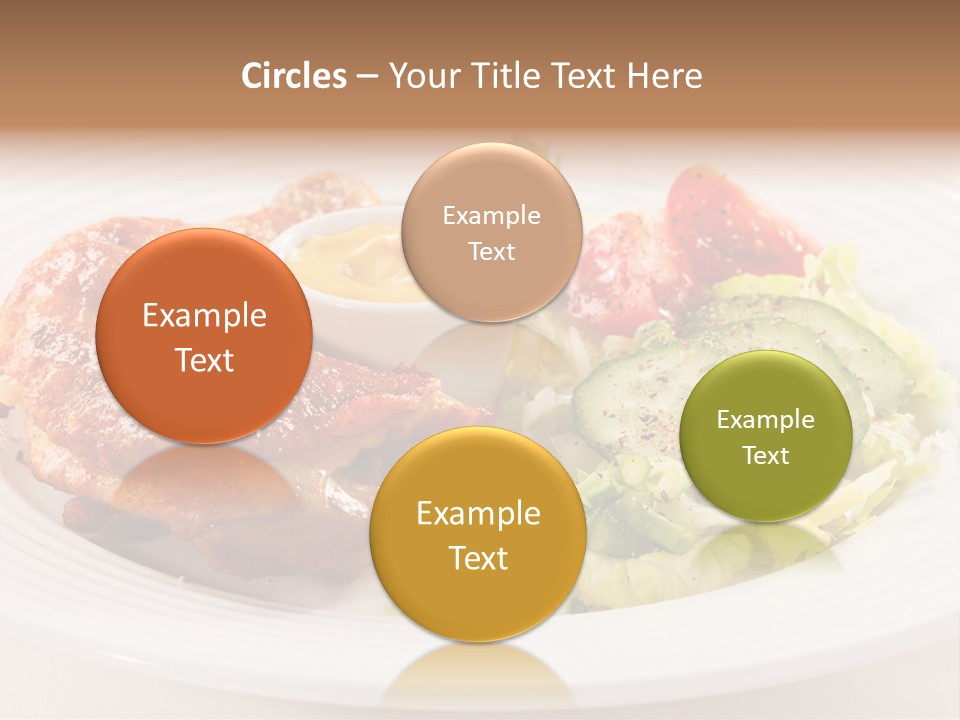 Drumstick Chicken Supper PowerPoint Template