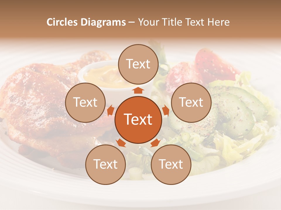 Drumstick Chicken Supper PowerPoint Template