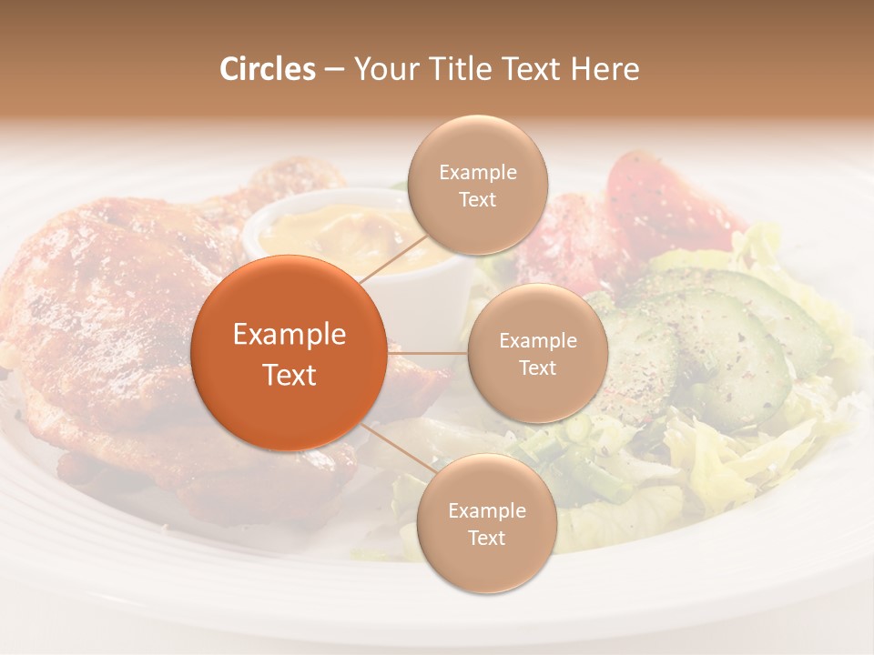 Drumstick Chicken Supper PowerPoint Template