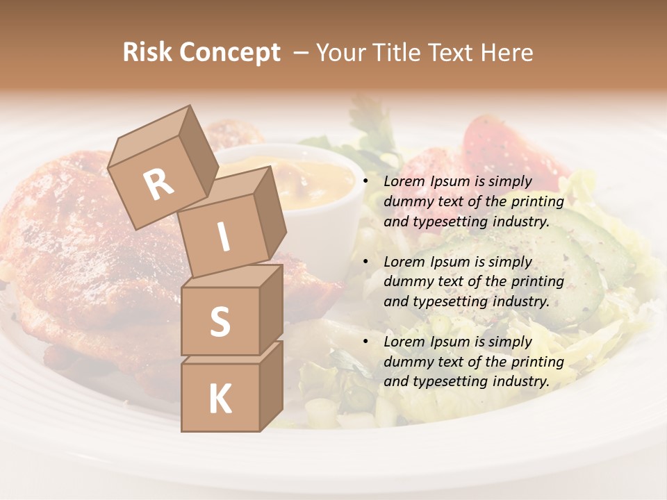 Drumstick Chicken Supper PowerPoint Template