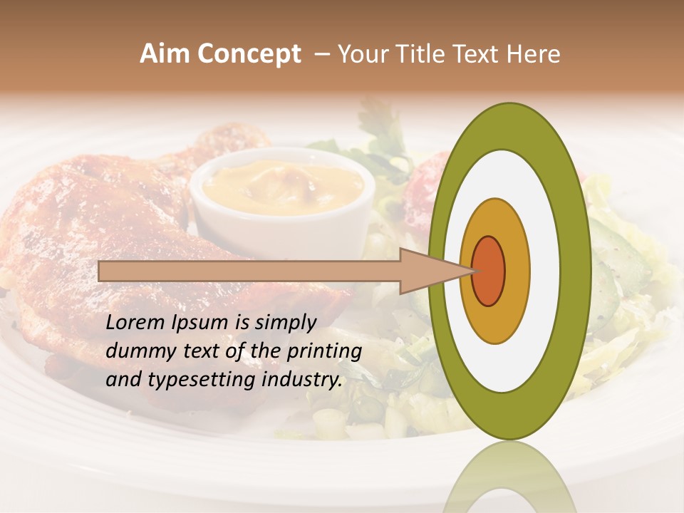 Drumstick Chicken Supper PowerPoint Template