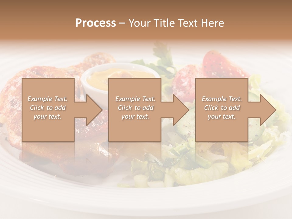 Drumstick Chicken Supper PowerPoint Template