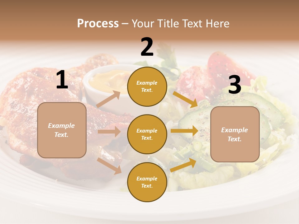 Drumstick Chicken Supper PowerPoint Template