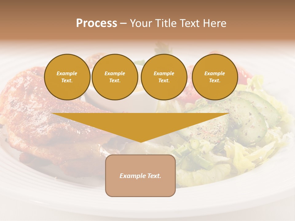 Drumstick Chicken Supper PowerPoint Template