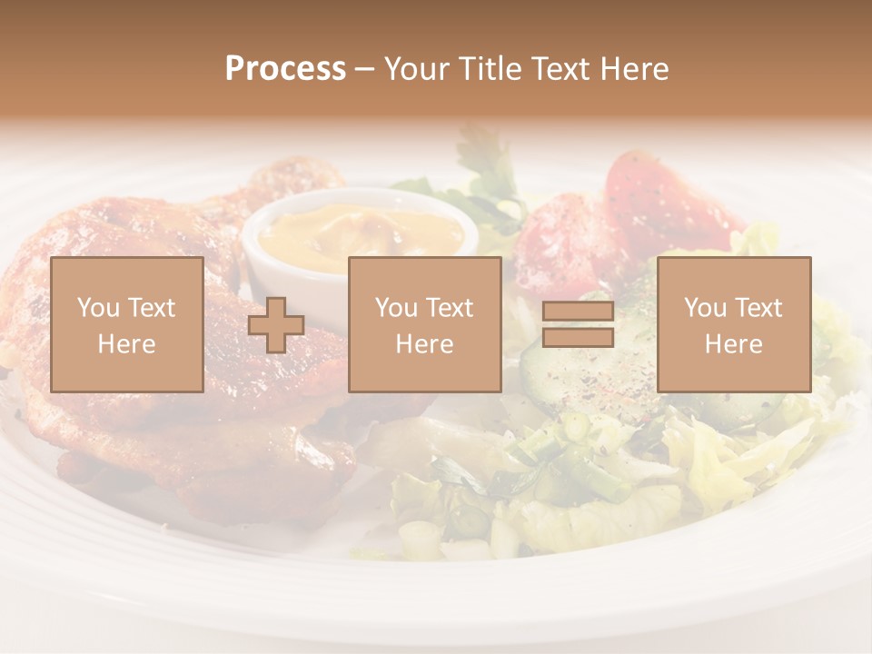 Drumstick Chicken Supper PowerPoint Template