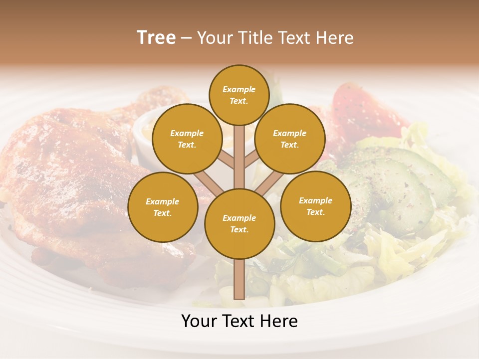 Drumstick Chicken Supper PowerPoint Template