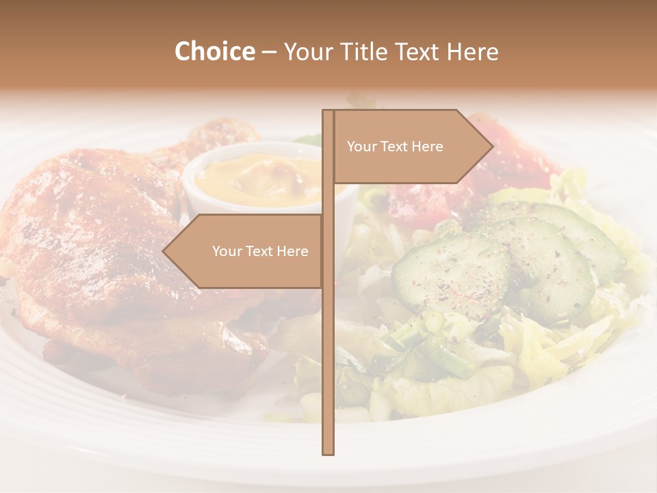 Drumstick Chicken Supper PowerPoint Template