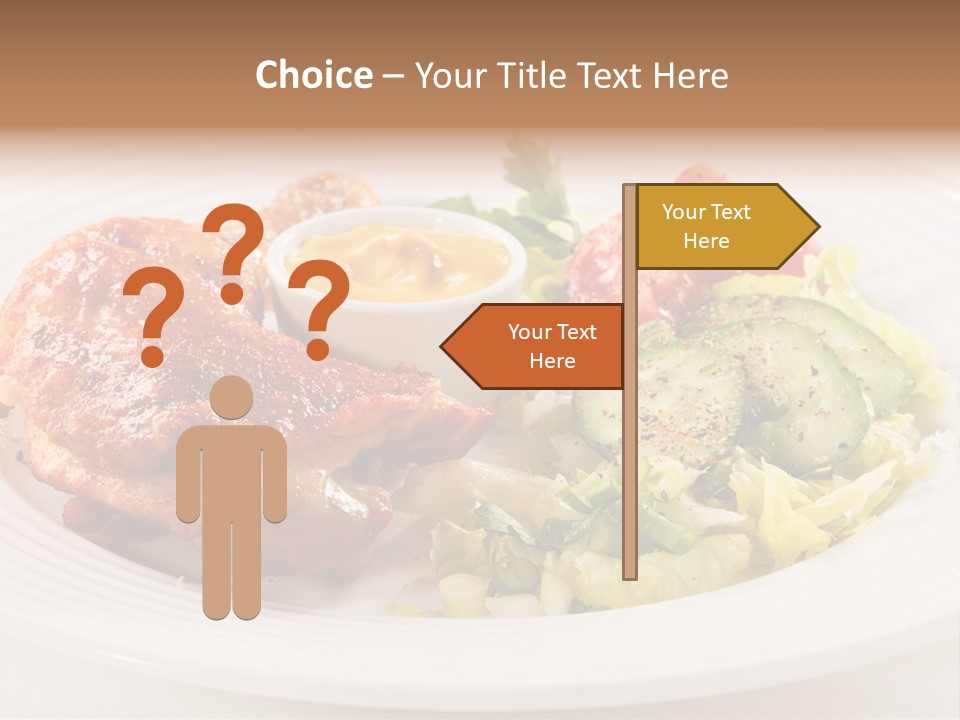 Drumstick Chicken Supper PowerPoint Template